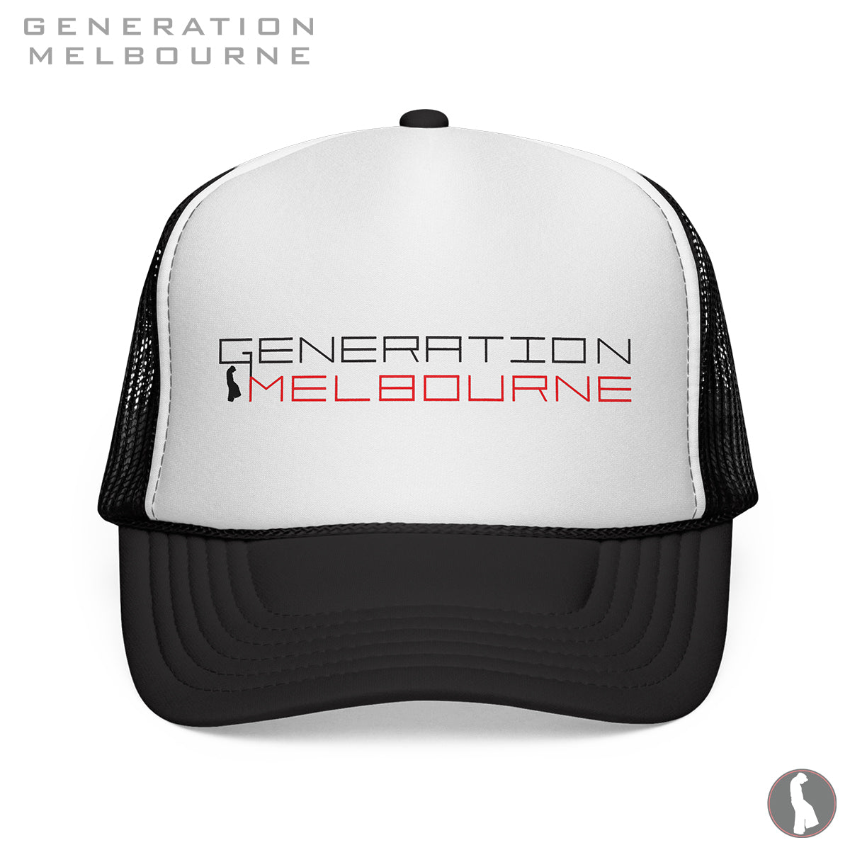 Generation Melbourne Original Logo Foam Mesh Trucker Hat