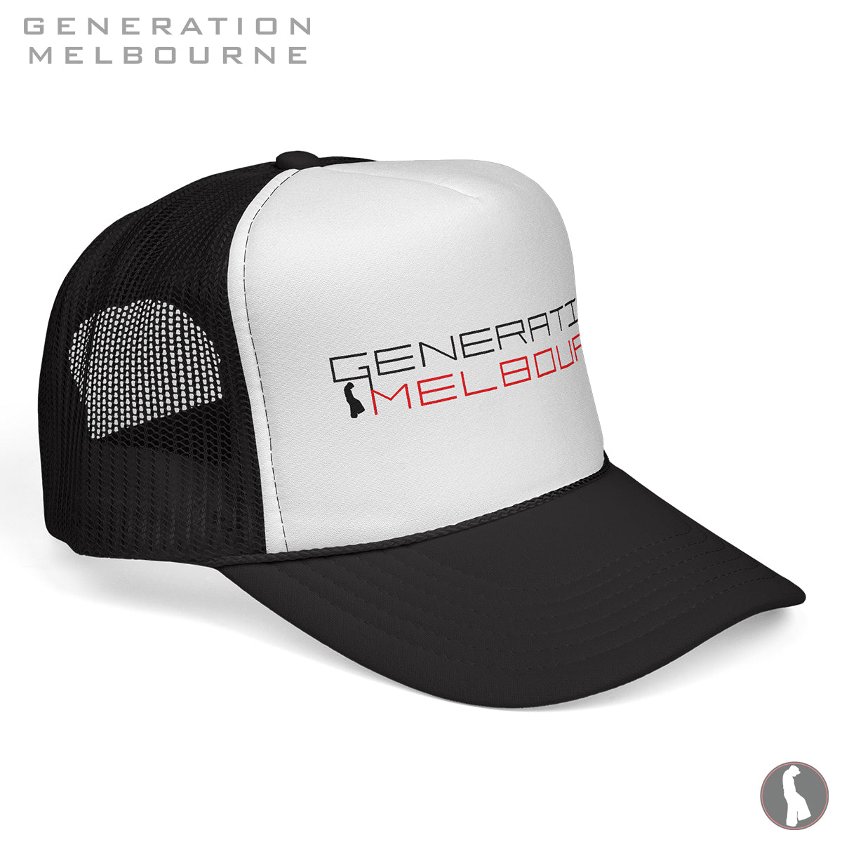 Generation Melbourne Original Logo Foam Mesh Trucker Hat