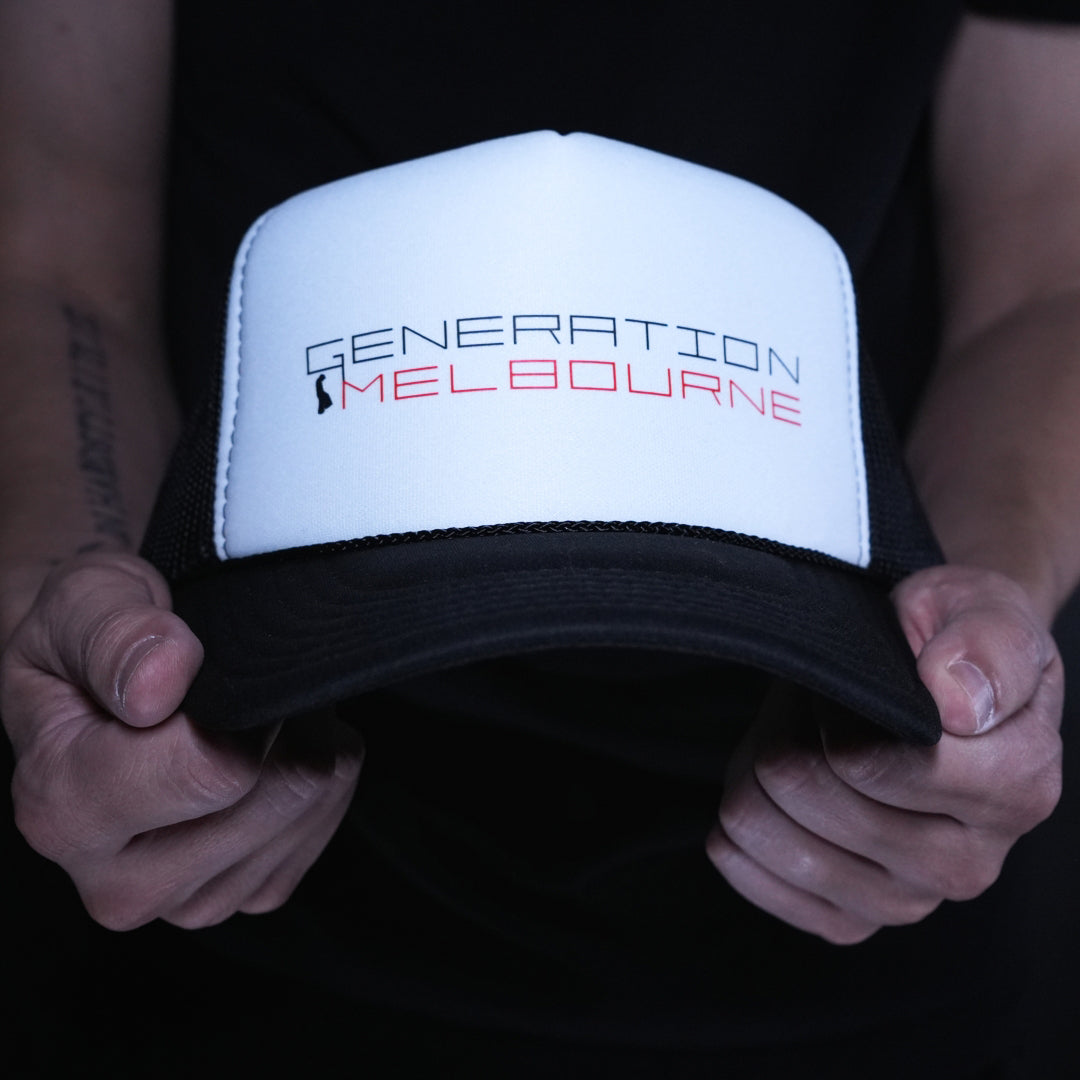 Generation Melbourne Original Logo Foam Mesh Trucker Hat